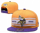 Minnesota Vikings Team Logo Adjustable Hat YD (6),baseball caps,new era cap wholesale,wholesale hats